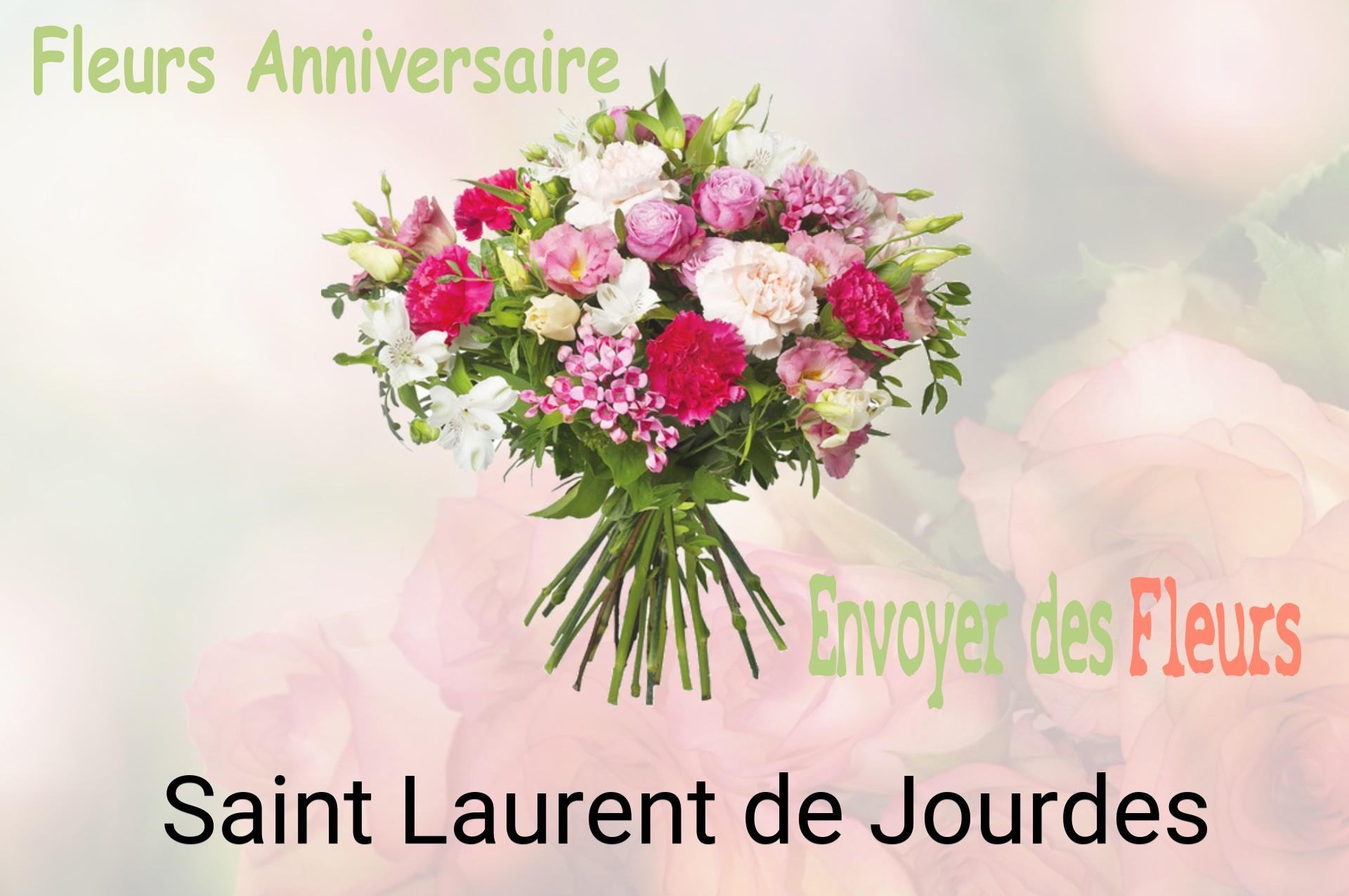 Bouquet de fleurs d’anniversaire livré à Saint-Laurent-de-Jourdes